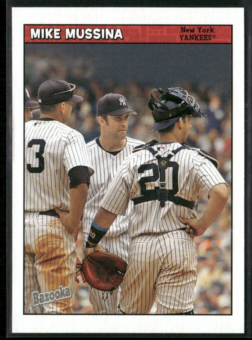 Mike Mussina 2006 Bazooka #35 New York Yankees front