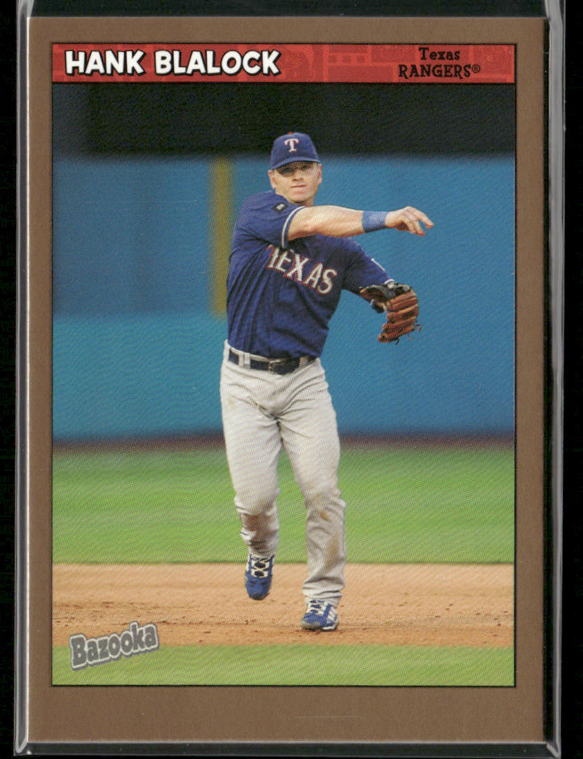 Hank Blalock 2006 Bazooka Gold Chunks #54 Texas Rangers