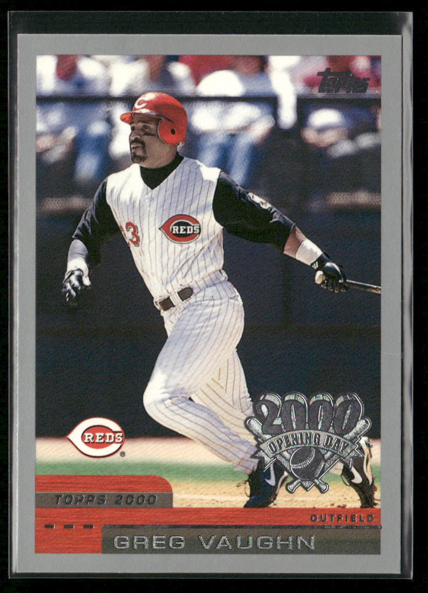 Greg Vaughn 2000 Topps Opening Day #49 Cincinnati Reds front