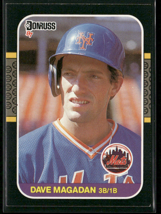 Dave Magadan 1987 Donruss #575 RC New York Mets front