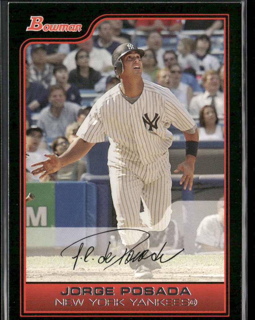 Jorge Posada 2006 Bowman #96 New York Yankees front