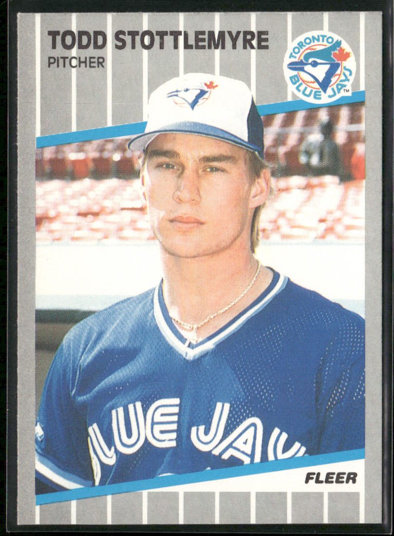 Todd Stottlemyre 1989 Fleer #245 Toronto Blue Jays