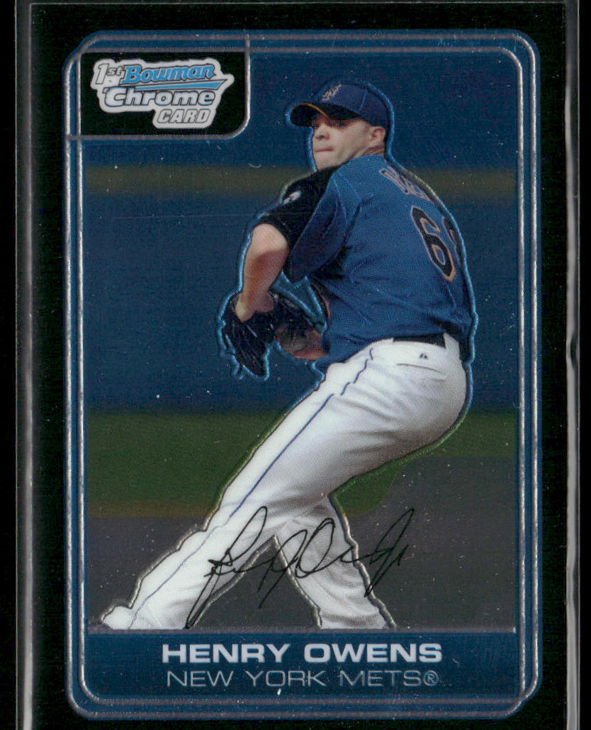 Henry Owens 2006 Bowman Chrome Prospects #BC92 New York Mets front