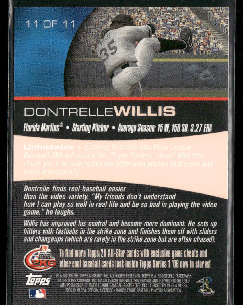 Dontrelle Willis 2006 Topps 2K All-Stars #11 Florida Marlins