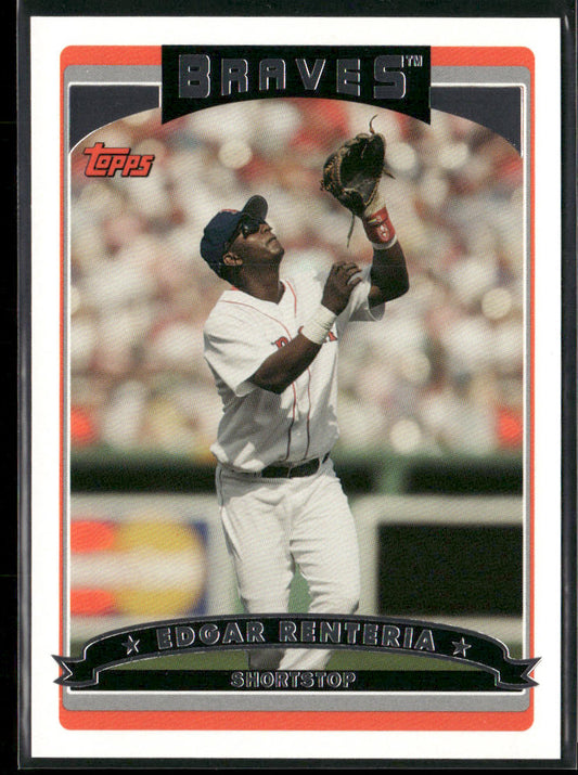 Edgar Renteria 2006 Topps #120 Atlanta Braves front