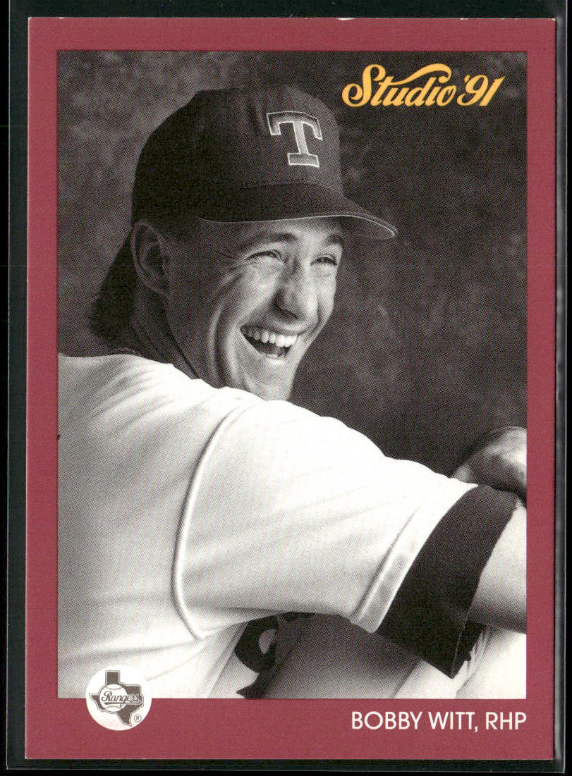 Bobby Witt 1991 Studio #130 Texas Rangers front