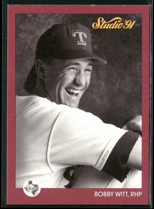 Bobby Witt 1991 Studio #130 Texas Rangers front