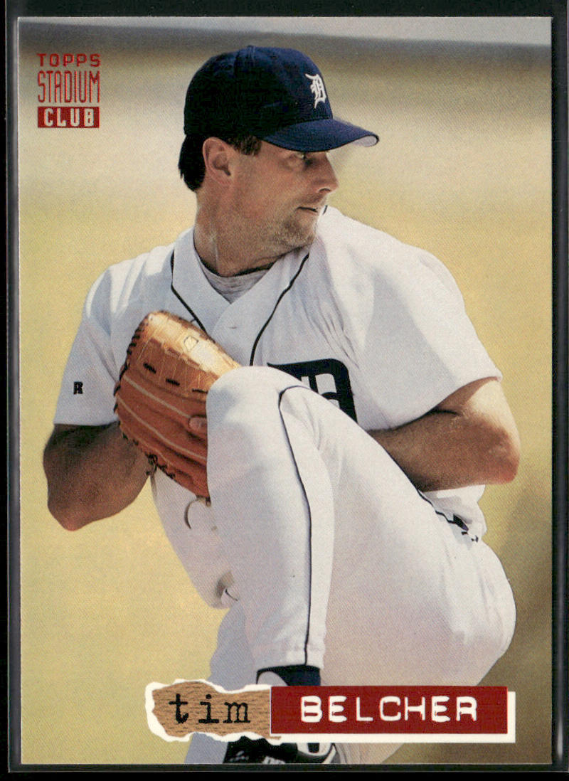 Tim Belcher 1994 Stadium Club #582 Detroit Tigers front
