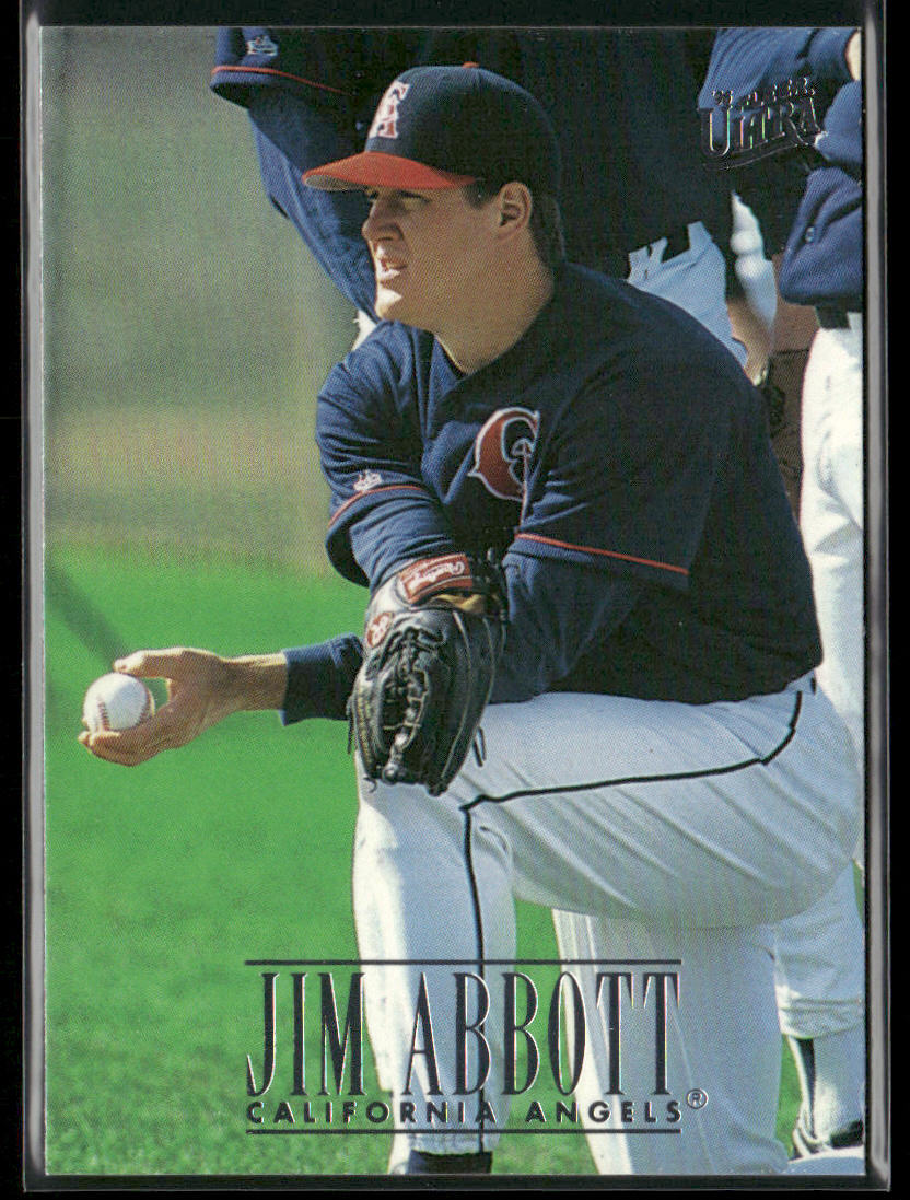 Jim Abbott 1996 Ultra #323 California Angels