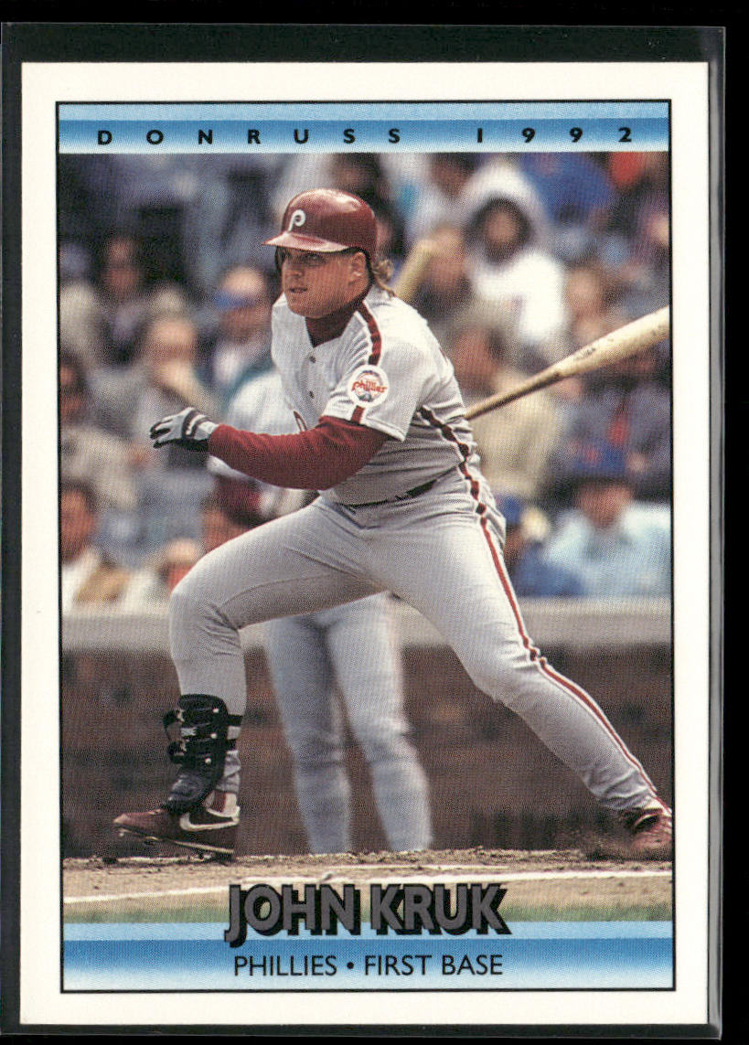 John Kruk 1992 Donruss #230 Philadelphia Phillies front
