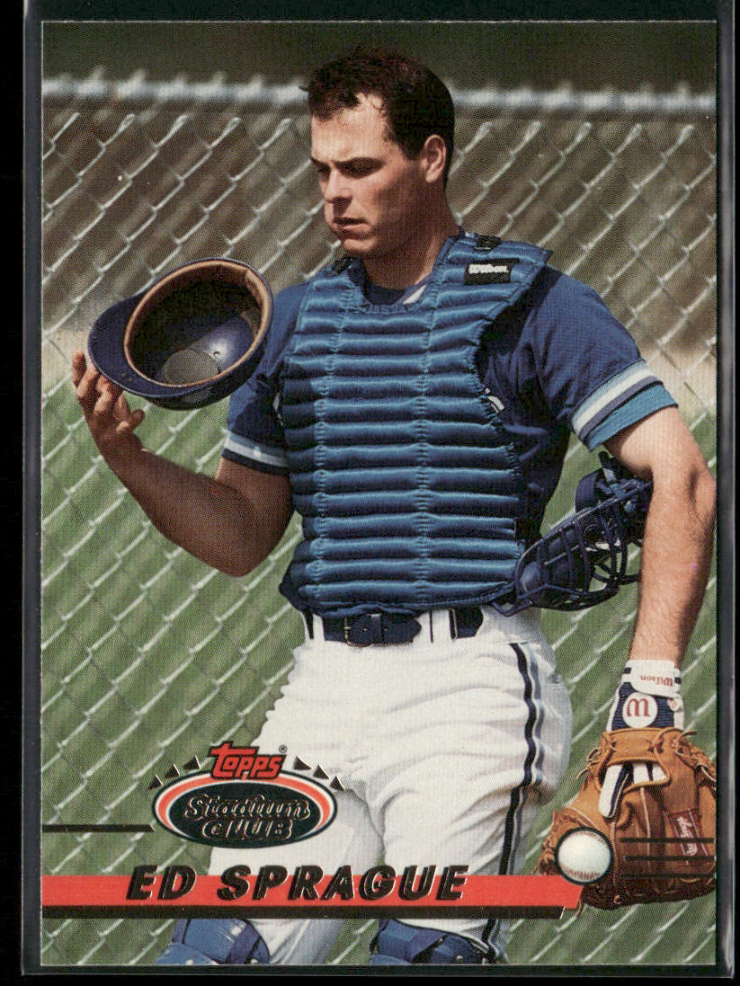 Ed Sprague 1993 Stadium Club #90 Toronto Blue Jays front