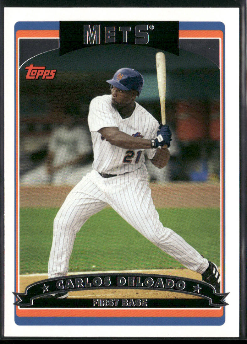Carlos Delgado 2006 Topps #125 New York Mets front