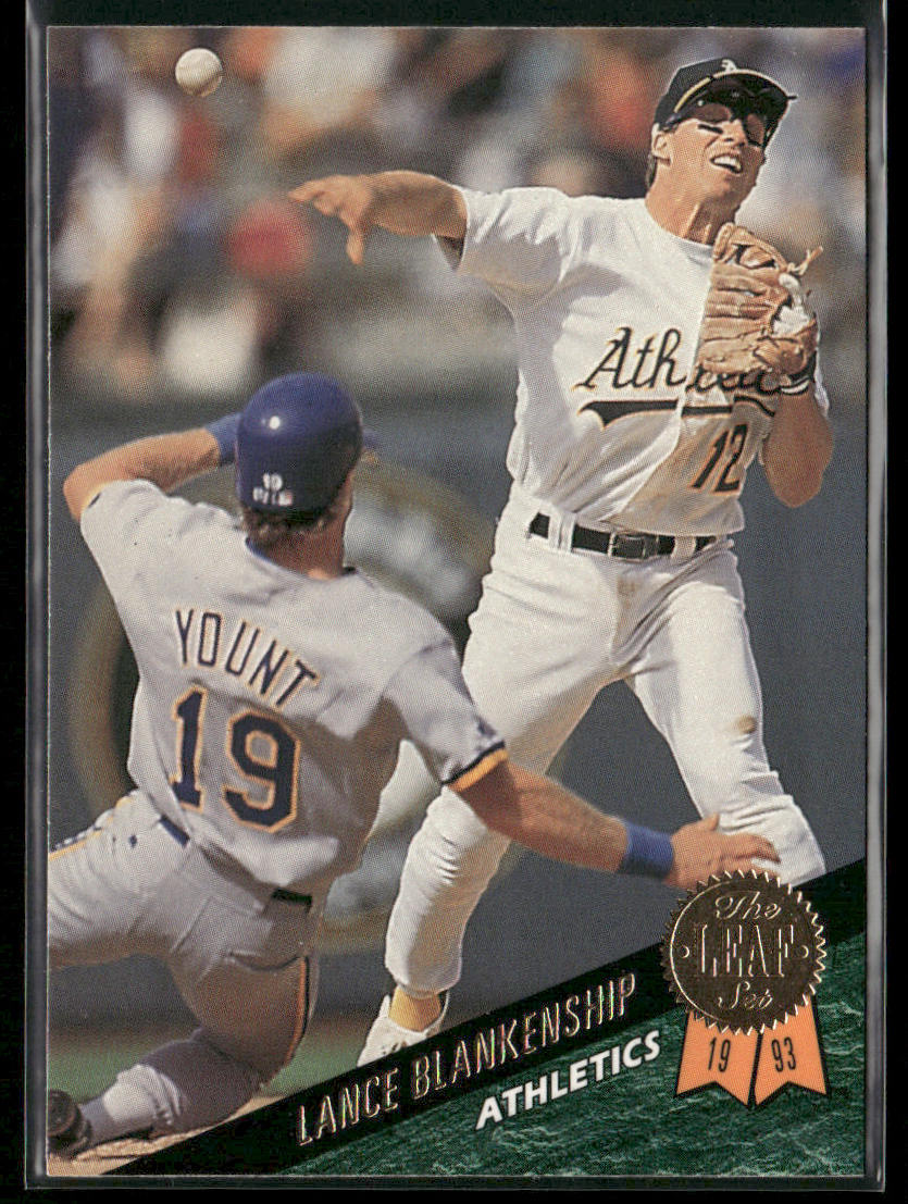 Lance Blankenship 1993 Leaf #221 Oakland Athletics