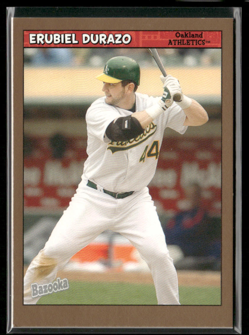 Erubiel Durazo 2006 Bazooka Gold Chunks #179 Oakland Athletics front