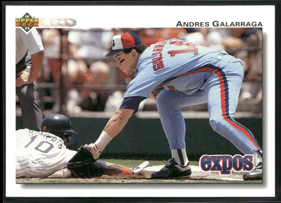 Andres Galarraga 1992 Upper Deck #474 Montreal Expos