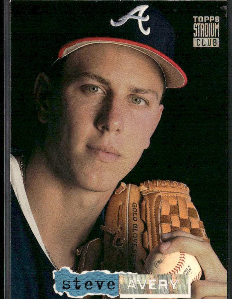 Steve Avery 1994 Stadium Club Golden Rainbow #254 Atlanta Braves