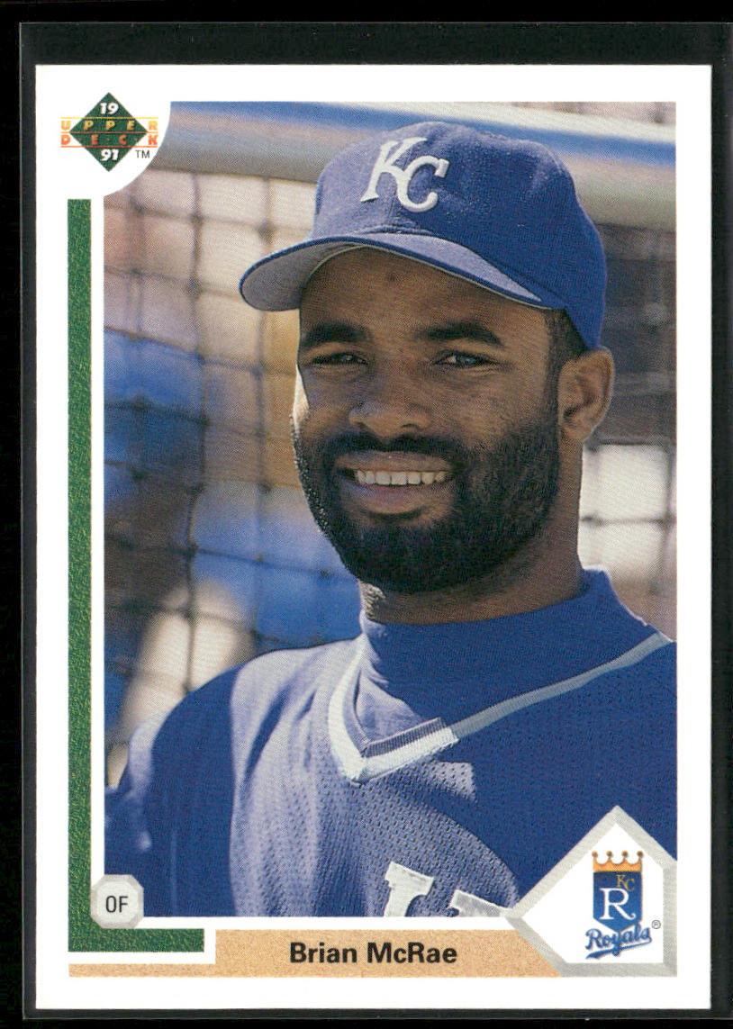Brian McRae 1991 Upper Deck #543c RC Kansas City Royals