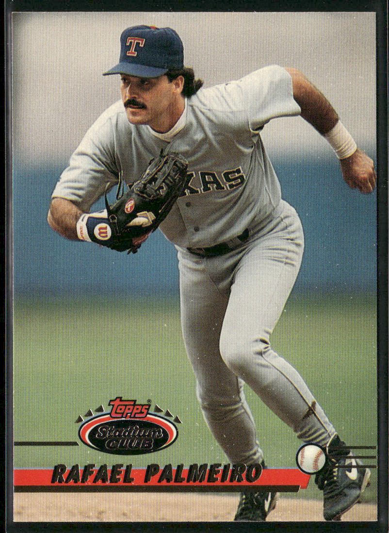 Rafael Palmeiro 1993 Stadium Club #115 Texas Rangers front