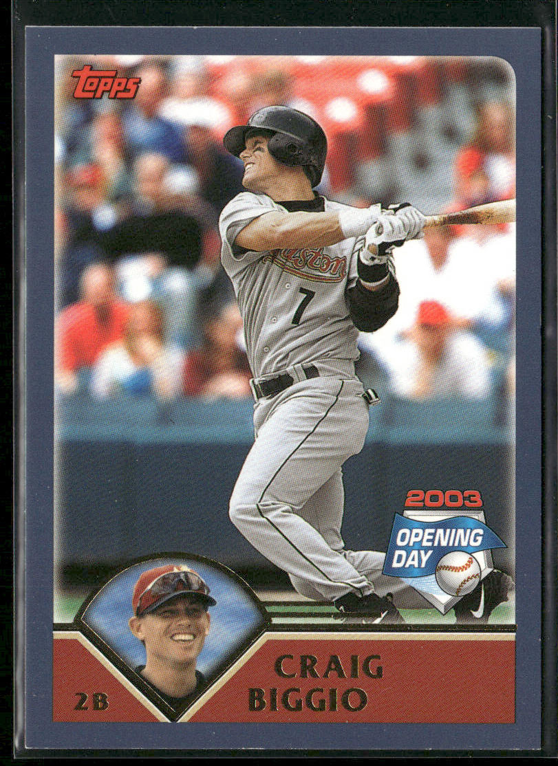 Craig Biggio 2003 Topps Opening Day #157 Houston Astros