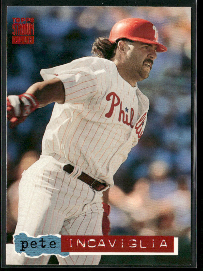 Pete Incaviglia 1994 Stadium Club #559 Philadelphia Phillies