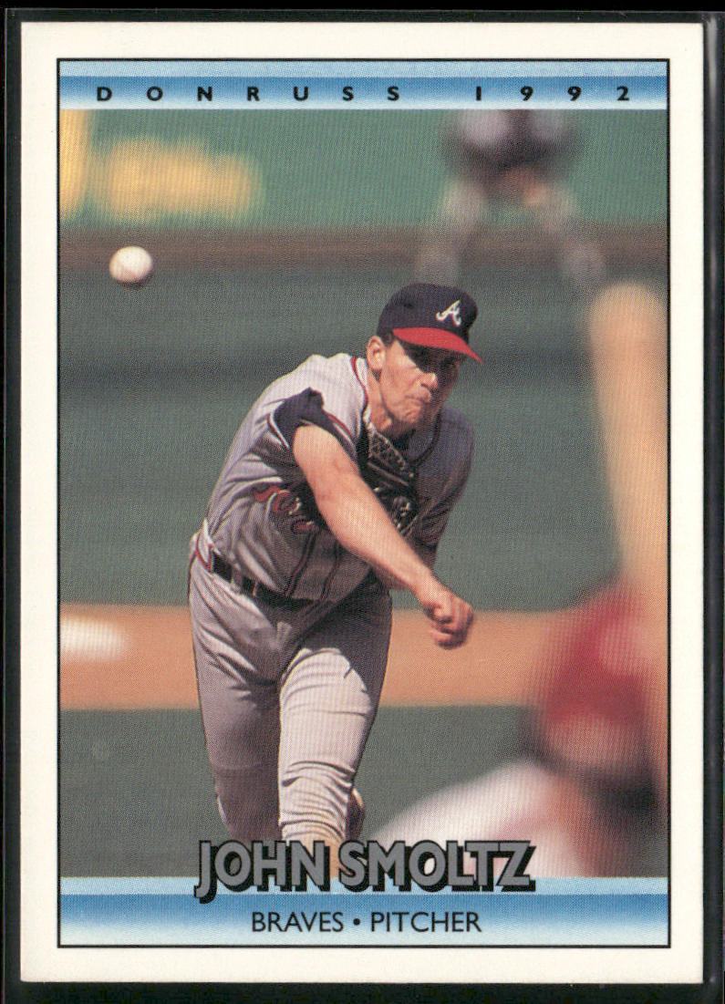 John Smoltz 1992 Donruss #442b Atlanta Braves
