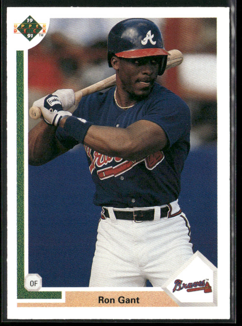 Ron Gant 1991 Upper Deck #361b Atlanta Braves front