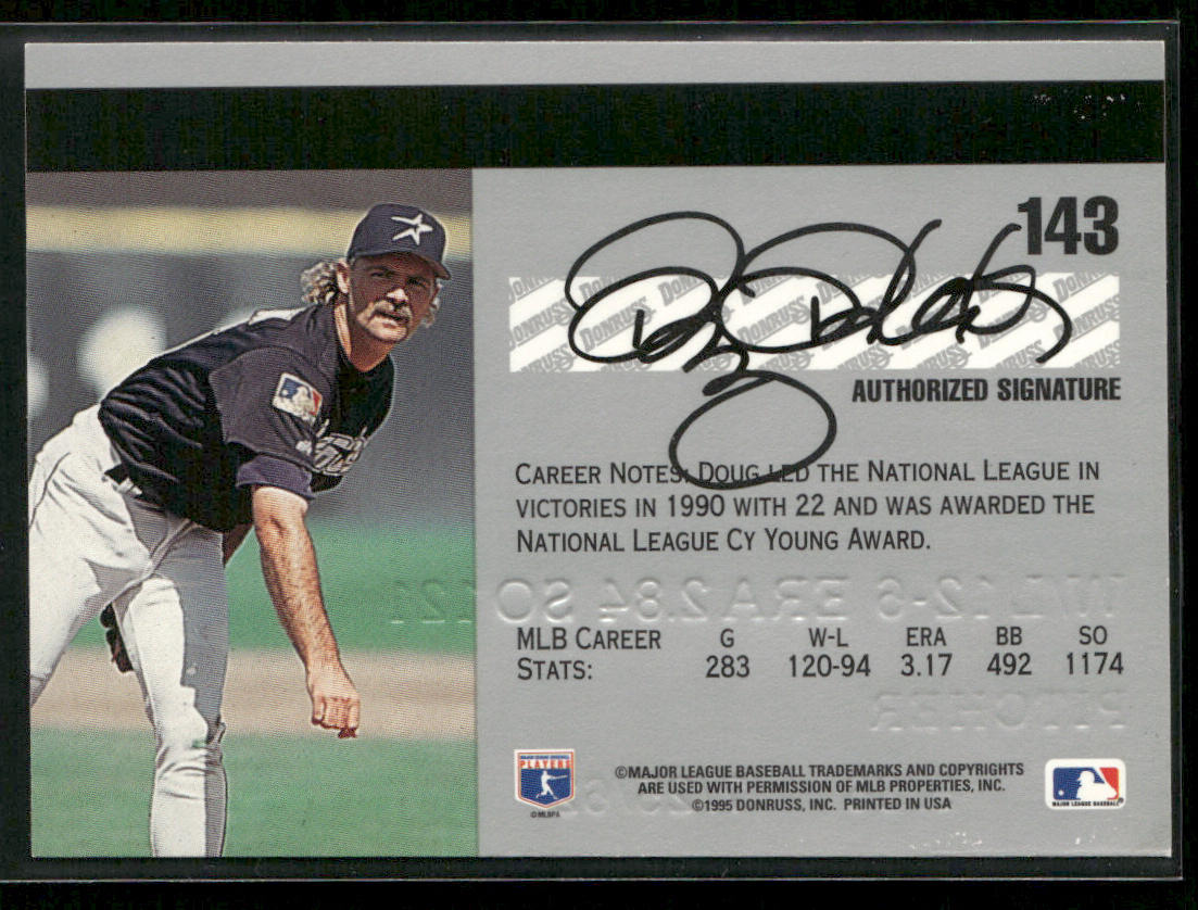 Doug Drabek 1995 Studio #143 Houston Astros
