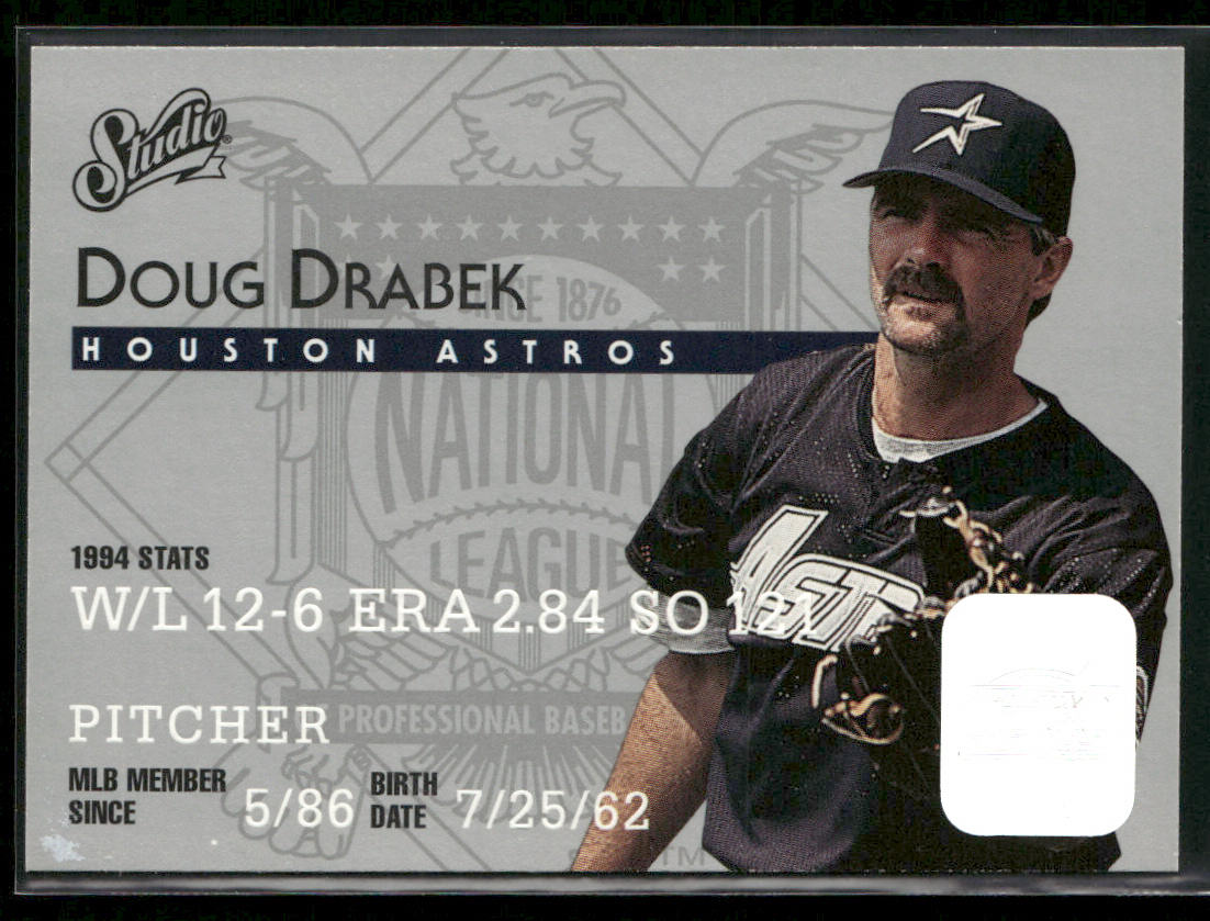 Doug Drabek 1995 Studio #143 Houston Astros