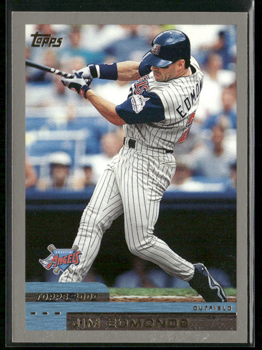 Jim Edmonds 2000 Topps #107 Anaheim Angels front