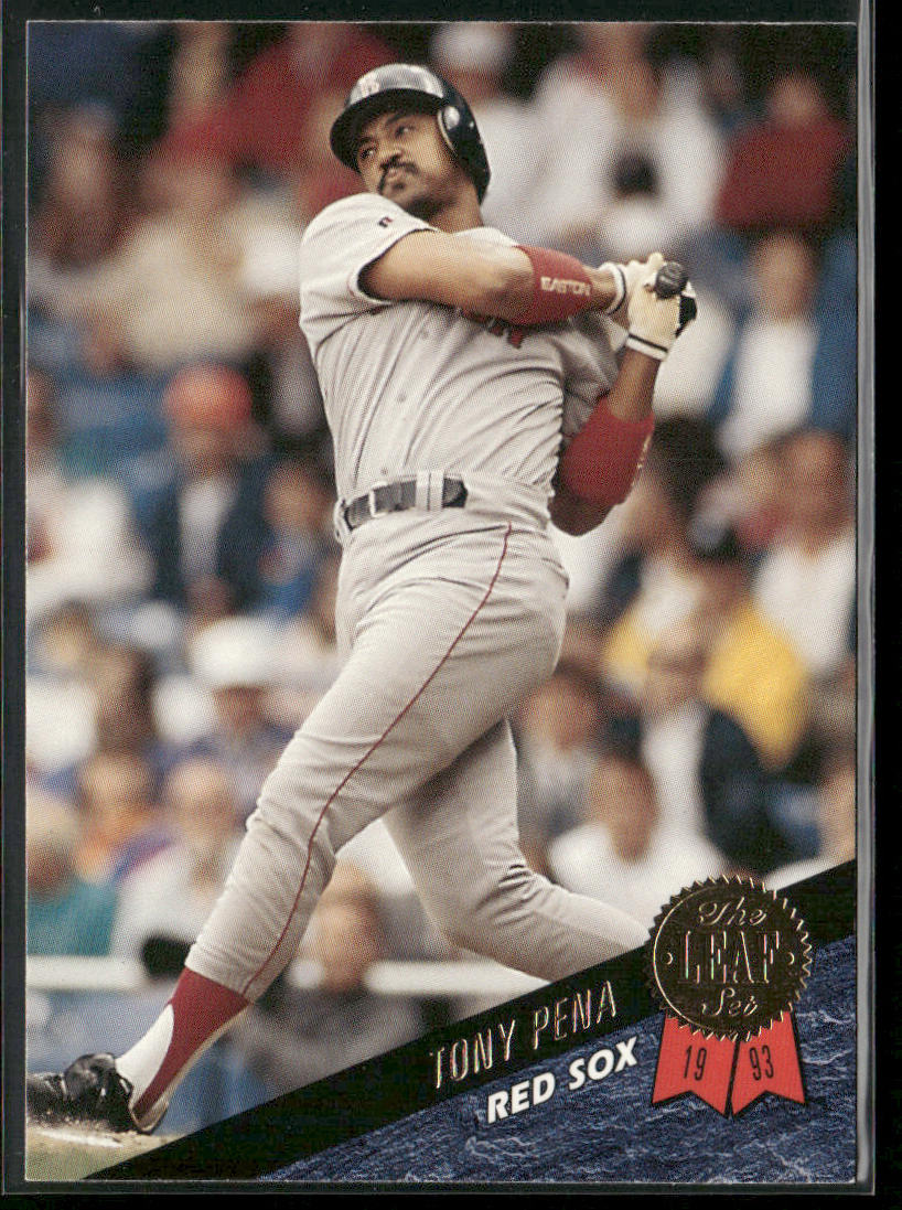 Tony Pena 1993 Leaf #43 Boston Red Sox front