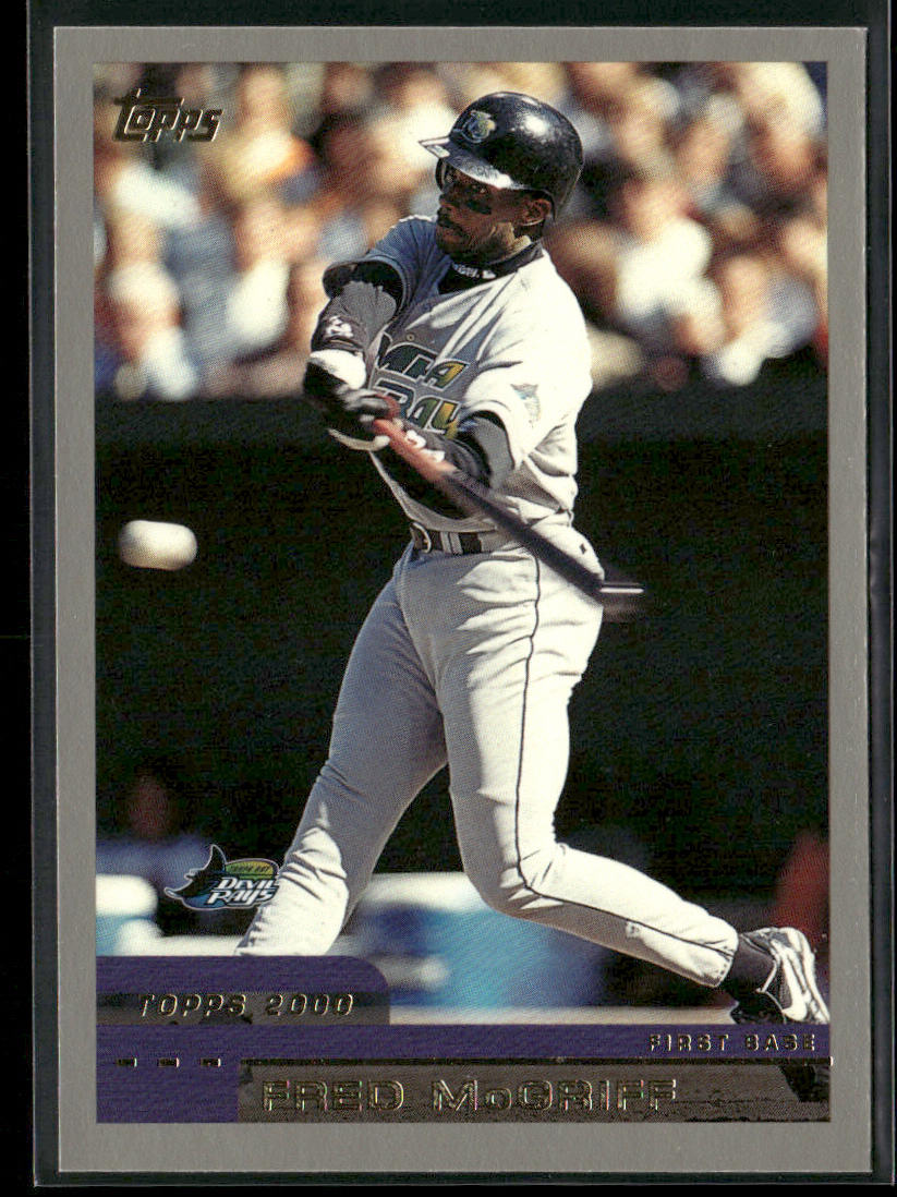 Fred McGriff 2000 Topps #31 Tampa Bay Devil Rays front