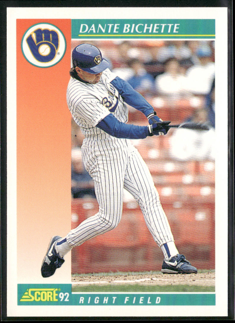 Dante Bichette 1992 Score #316 Milwaukee Brewers