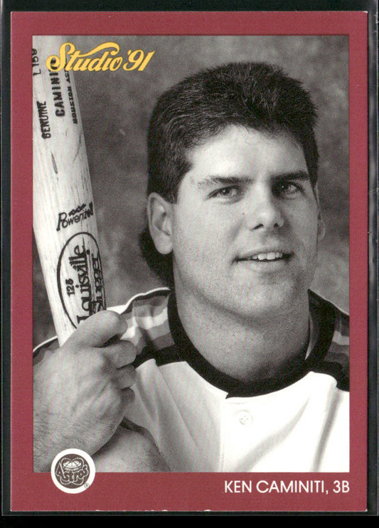 Ken Caminiti 1991 Studio #174 Houston Astros front