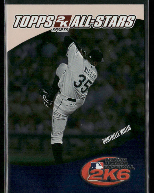 Dontrelle Willis 2006 Topps 2K All-Stars #11 Florida Marlins front