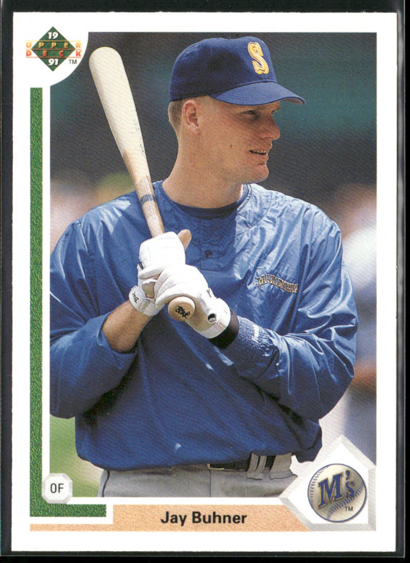 Jay Buhner 1991 Upper Deck #128b Seattle Mariners