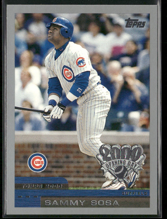 Sammy Sosa 2000 Topps Opening Day #24 Chicago Cubs front