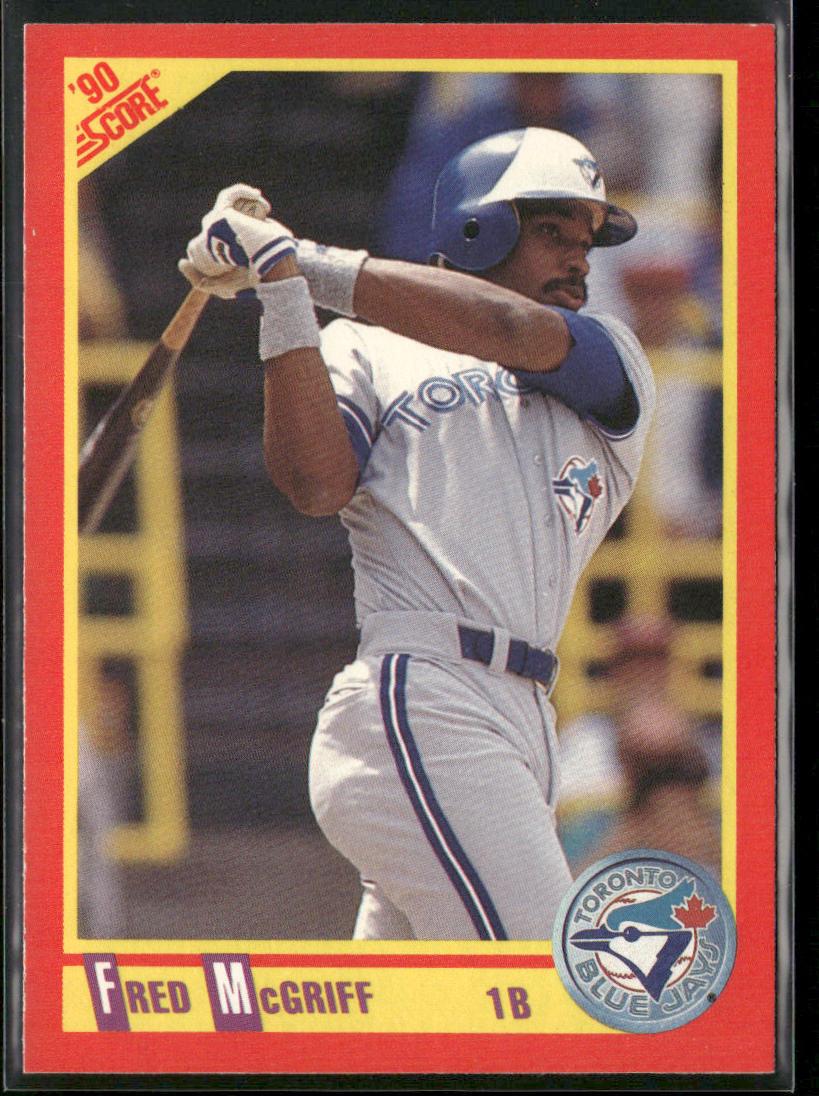 Fred McGriff 1990 Score #271 Toronto Blue Jays front