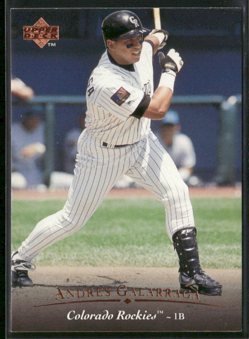 Andres Galarraga 1995 Upper Deck #410 Colorado Rockies