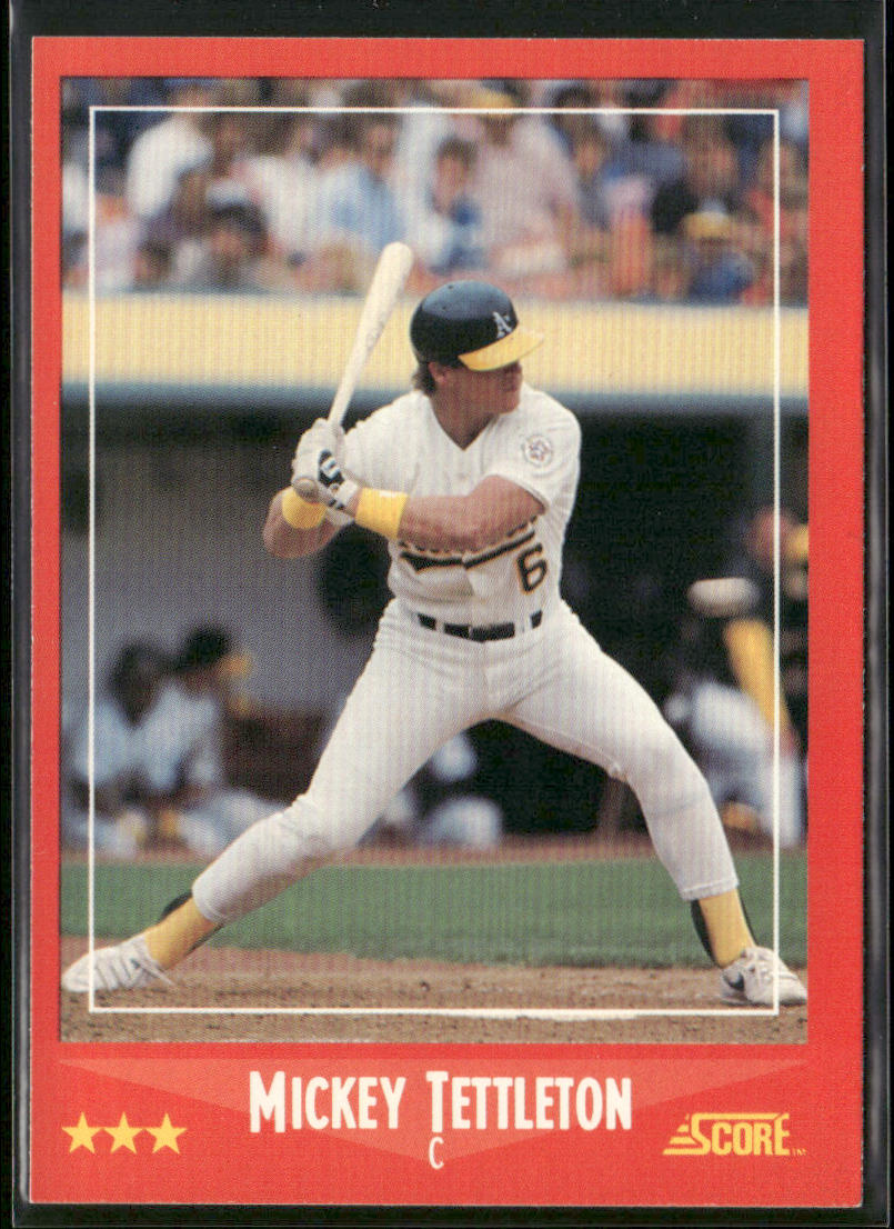 Mickey Tettleton 1988 Score #269 Oakland Athletics