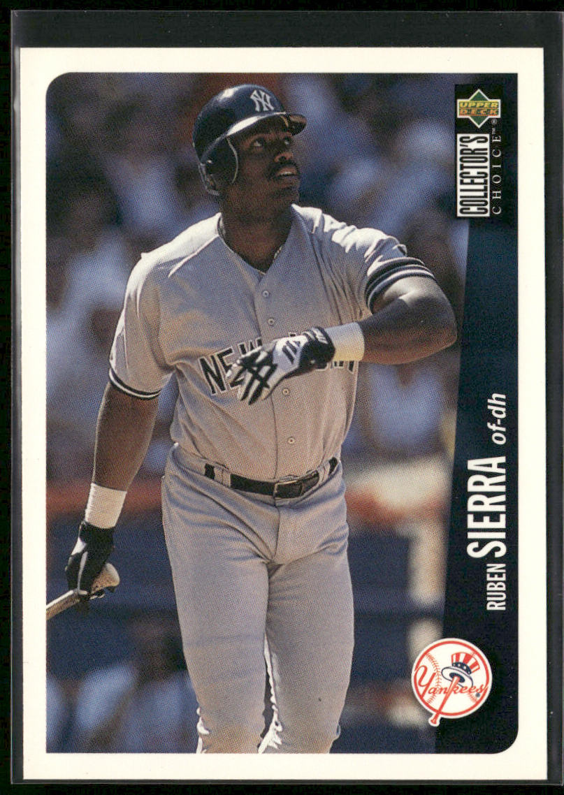 Ruben Sierra 1996 Collector's Choice #630 New York Yankees