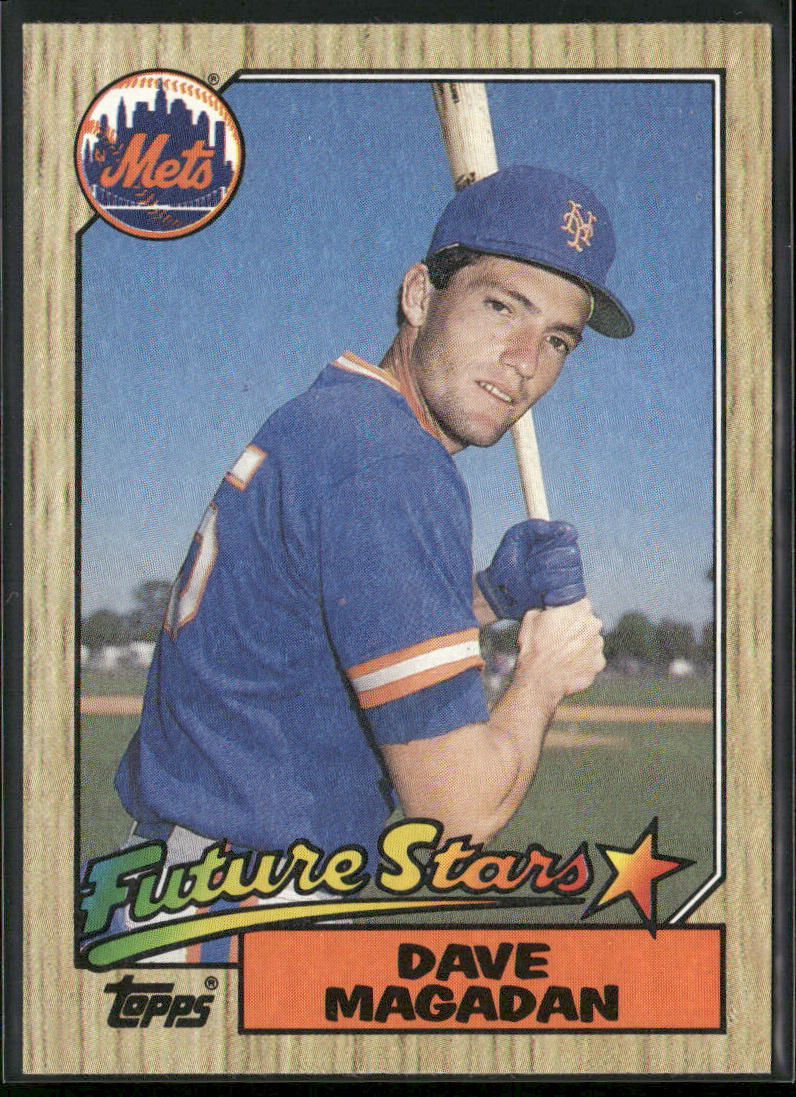 Dave Magadan 1987 Topps #512 RC New York Mets front