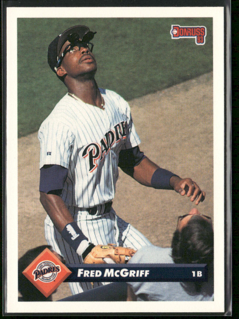 Fred McGriff 1993 Donruss #390 San Diego Padres front