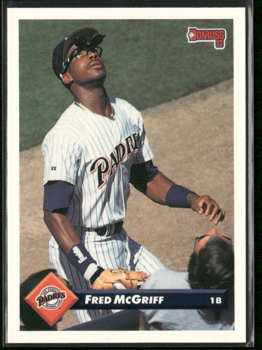 Fred McGriff 1993 Donruss #390 San Diego Padres front