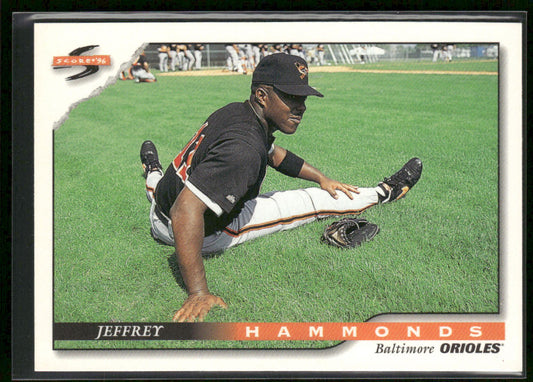 Jeffrey Hammonds 1996 Score #86 Baltimore Orioles front