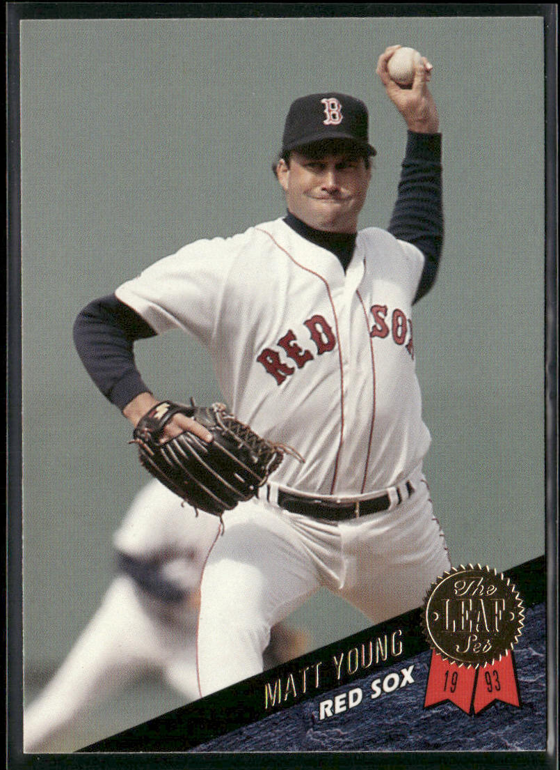 Matt Young 1993 Leaf #153 Boston Red Sox