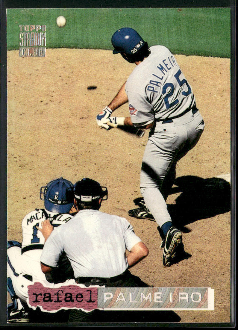 Rafael Palmeiro 1994 Stadium Club Golden Rainbow #208 Texas Rangers