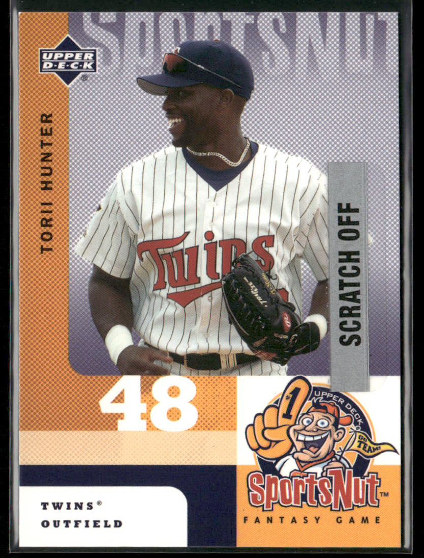 Torii Hunter 2003 Upper Deck MVP SportsNut #SN28 Minnesota Twins