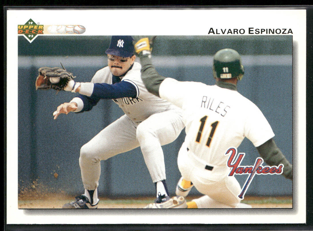 Alvaro Espinoza 1992 Upper Deck #119 New York Yankees