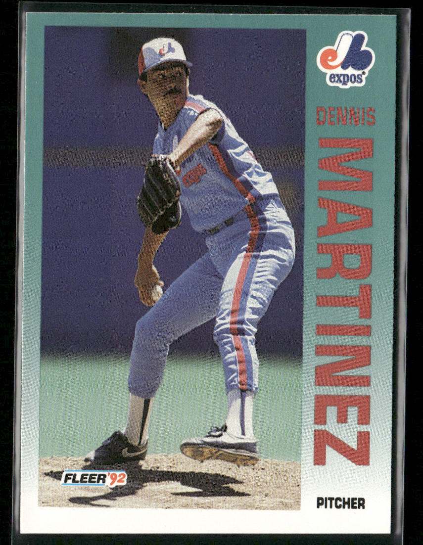 Dennis Martinez 1992 Fleer #486b Montreal Expos