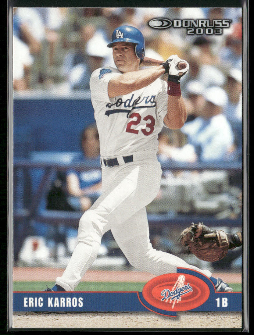 Eric Karros 2003 Donruss #302 Los Angeles Dodgers